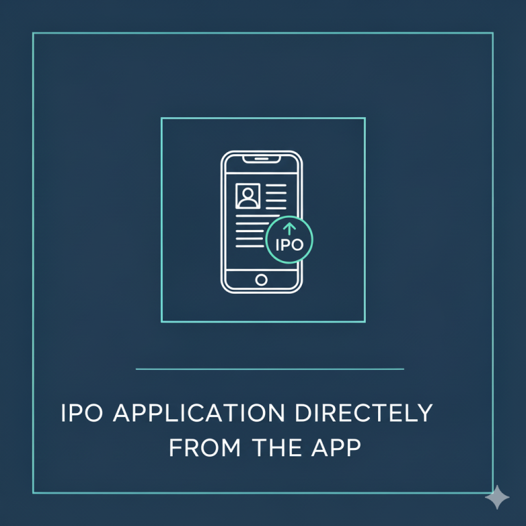 IPO Application directly from the app
