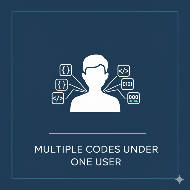 Multiple codes under one User