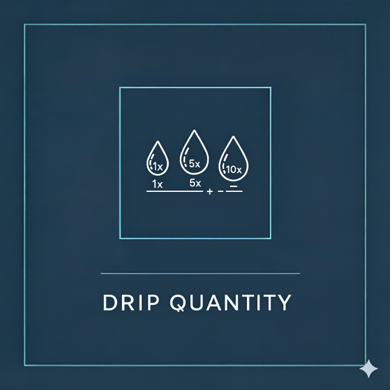 drip quantity